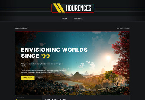 New site screenshot